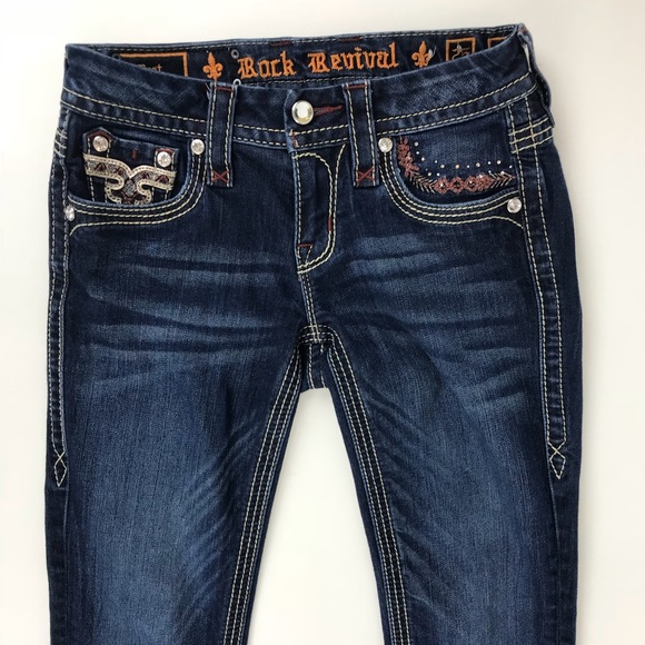 🛑 SOLD Rock Revival Womens Boot Betty Jeans Size - Picture 3 of 8